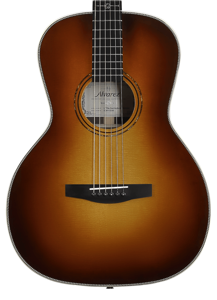 Alvarez Laureate LT70E Grand-Auditorium Electro-Acoustic in Herringbone Sunset